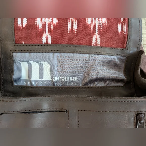 Allegory Leather Goods Macana Mail Bag Danzante Cross Body Made in Chicago